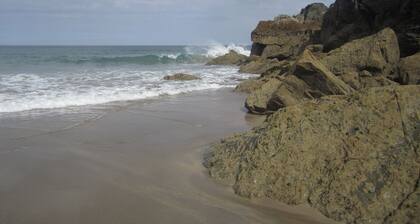 Mökissä aurinkoinen / turvallinen puutarha, pysäköinti lemmikkieläinystävällinen. Lähellä pubia / kauppaa / rantoja