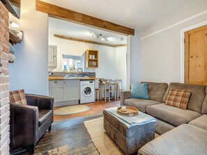Fernseher, Kamin