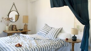 5 soverom, strykejern/-brett, wi-fi (inkludert) og sengetøy