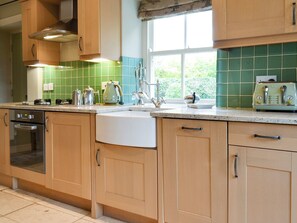 Dishwasher, highchair, cookware/dishes/utensils