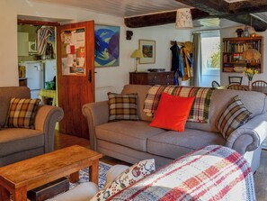 Fernseher, Kamin