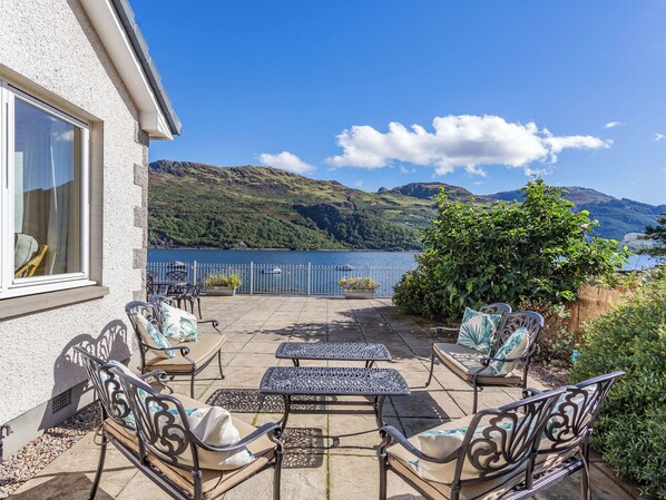 Terrace/patio - Lochside House - S4532 (Letterfearn By Kyle, Wester Ross)