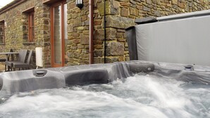 Utendørs boblebad
