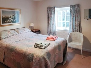 2 bedrooms, bed sheets