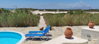 Villa Naxos en bord de mer avec vue panoramique
