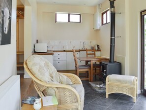Fireplace - 1 bedroom accommodation in Oxen Park, near Ulverston (Oxen Park, near Ulverston)