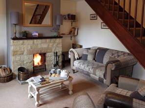 TV, fireplace - 2 bedroom accommodation in Reeth, near Richmond (Reeth, near Richmond)