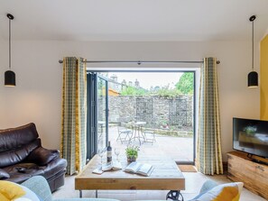 TV, fireplace, printers
