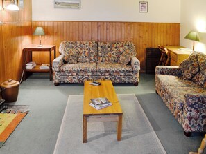 TV, fireplace - 2 bedroom accommodation in Glenprosen, by Kirriemuir (Glenprosen, by Kirriemuir)