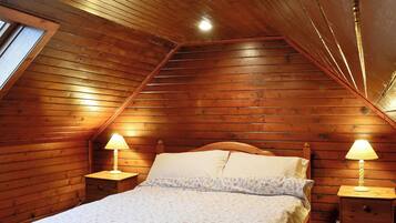 2 bedrooms, bed sheets