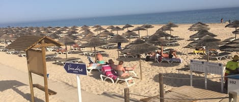 Beach nearby, beach towels