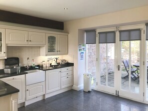 Dishwasher, highchair, cookware/dishes/utensils - 3 bedroom accommodation in Steading, Berwick-upon-Tweed (Steading, Berwick-upon-Tweed)