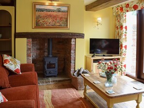 Fireplace - The Landings Cottage (Beningbrough, near York)