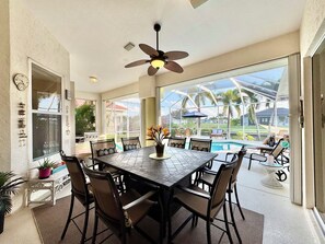 Outdoor dining