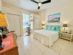 3 slaapkamers, een kluis op de kamer, een bureau