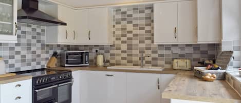 Dishwasher, highchair, cookware/dishes/utensils