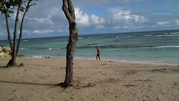 Beach nearby, sun-loungers