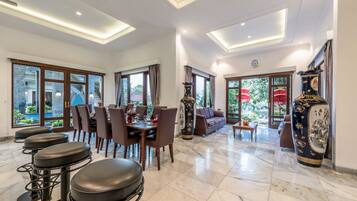 Villa, 6 Bedrooms, Non Smoking | Living area | Flat-screen TV, table tennis