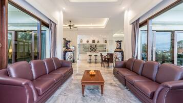 Villa, 6 Bedrooms, Non Smoking | Living room | Flat-screen TV, table tennis