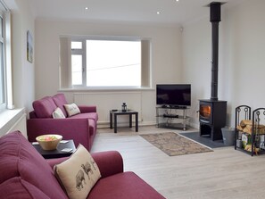 Fernseher, Kamin