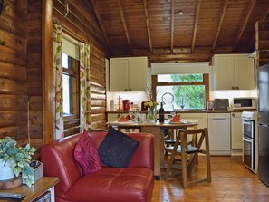 Dishwasher, high chair, cookware/dishes/utensils - 2 bedroom accommodation in Strathyre, near Callendar (Strathyre, near Callendar)