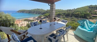 Best panoramic apartment - Fetovaia, Elba <br> apartment with a view in Fetovaia
