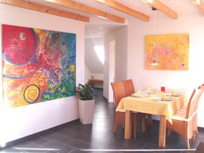 Dining - luxury apartment (85sqm) directly the beach (Schleswig-Holstein)