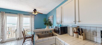 Waterfront beach-view condo with pool & direct beach access