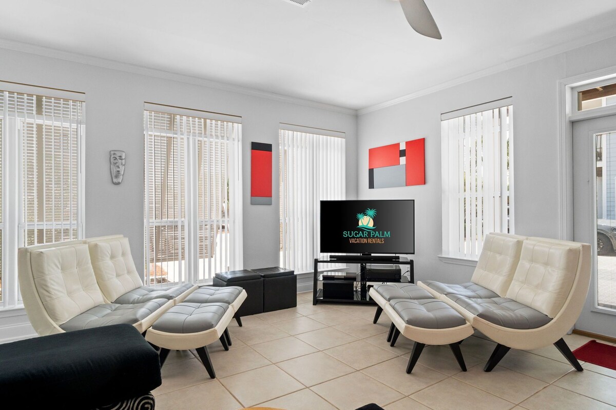 Photo 12 of Pet Friendly! 5 BR/5.5 Bath Luxury~Private Pool~Cabana~Steps to Beach