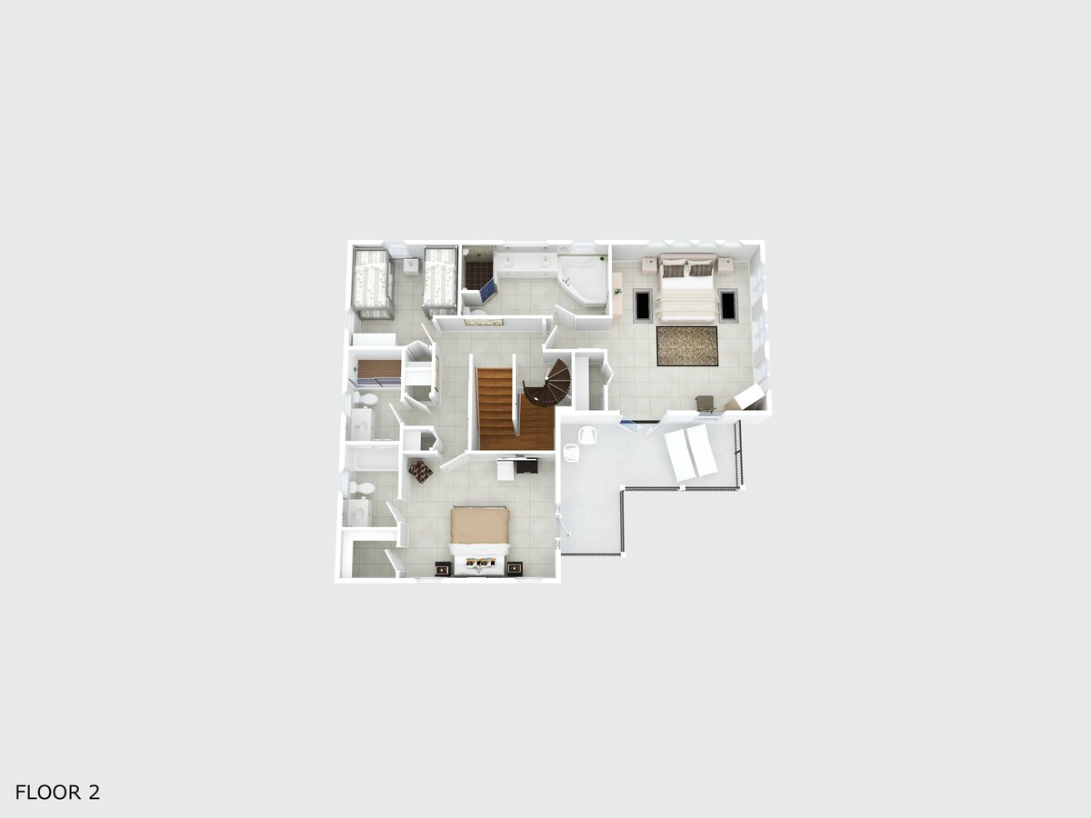 Photo 9 of Pet Friendly! 5 BR/5.5 Bath Luxury~Private Pool~Cabana~Steps to Beach