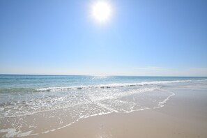 On the beach