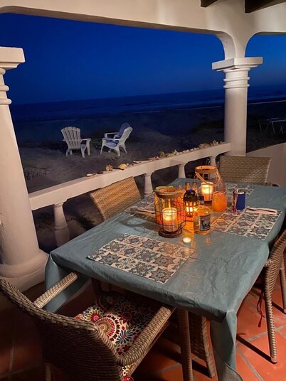 BEACHFRONT 2 BDRM 2 bath. Sleeps 6. PET Friendly & SECURE. 