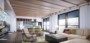 客房内保险箱、遮光窗帘、熨斗/熨衣板、收费 WiFi