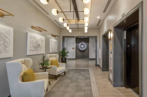 Lobby sitting area