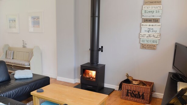 TV, fireplace - 2 bedroom accommodation in Horton, near Ilminster (Horton, near Ilminster)