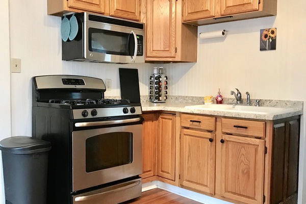 Refrigerador, microondas, horno, placa de cocina