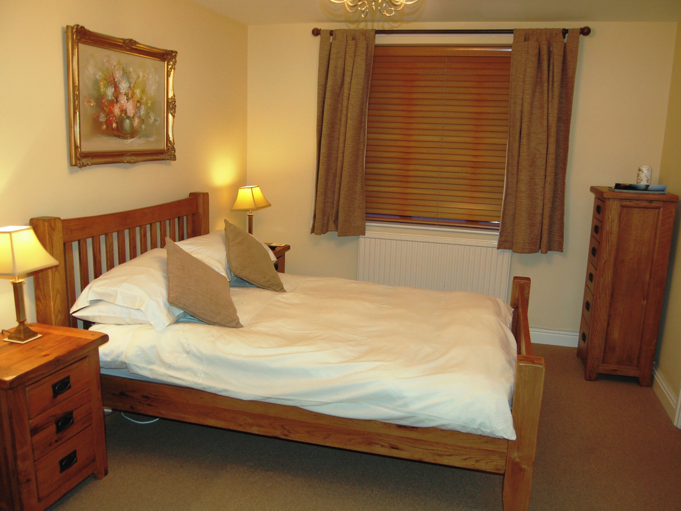2 bedrooms, bed sheets