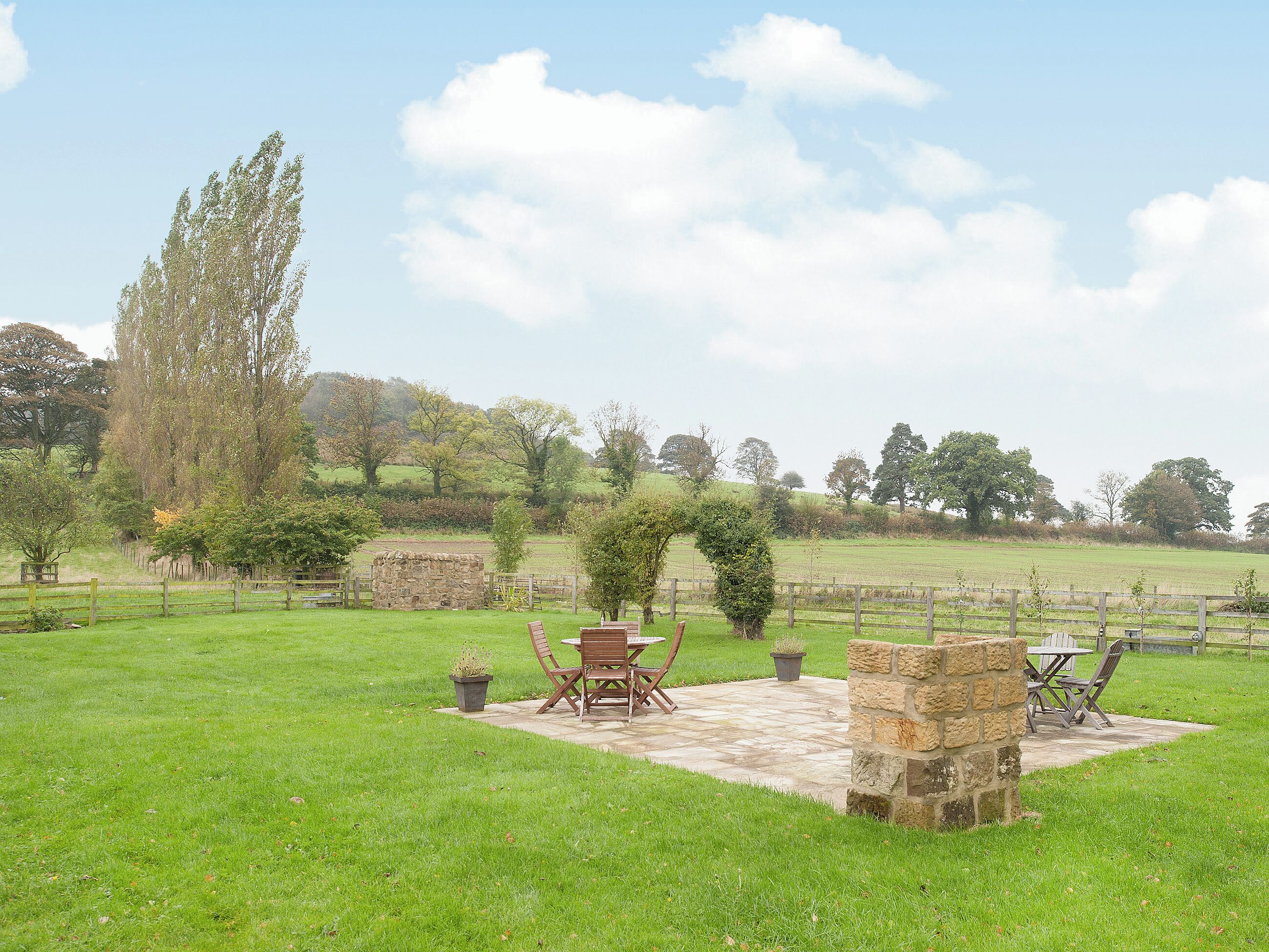 Sitting-out-area | Hurworth - Knayton Moor Cottages, Knayton, nr. Thirsk