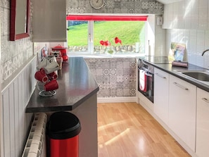 Dishwasher, high chair, cookware/dishes/utensils