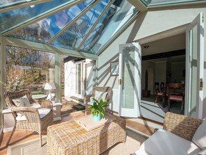 Terrace/patio - A superior detached spacious cottage in an idyllic, truly rural location. (Dockray)