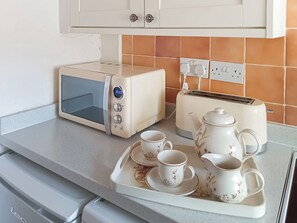 Dishwasher, highchair, cookware/dishes/utensils