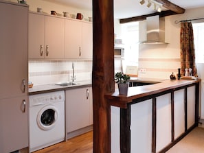 Dishwasher, highchair, cookware/dishes/utensils - 2 bedroom accommodation in Goathill, near Sherborne (Goathill, near Sherborne)