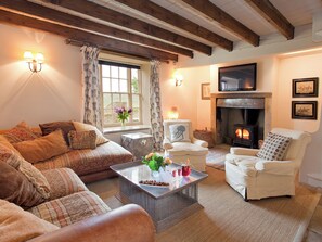 Fireplace - 5 bedroom accommodation in Kildale, near Whitby (Kildale, near Whitby)