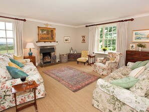 TV, fireplace - 5 bedroom accommodation in Kildale, near Whitby (Kildale, near Whitby)