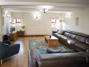 Living area - Characterful, rural barn conversion. (Heathcote, near Hartington)