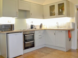 Dishwasher, high chair, cookware/dishes/utensils