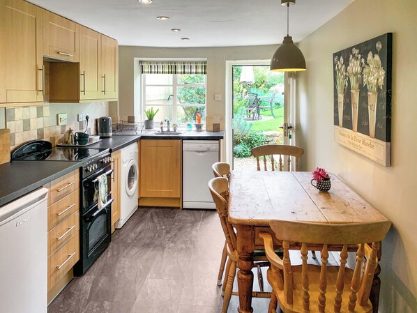 Dishwasher, high chair - 2 bedroom accommodation in North Chideock, near Bridport (North Chideock, near Bridport)