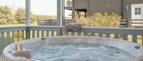 Idromassaggio all'aperto