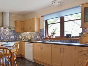 Dishwasher, high chair - 3 bedroom accommodation in Brig O&rsquo;Turk, near Callender (Brig O&rsquo;Turk, near Callender)