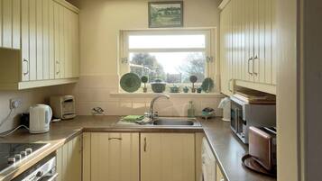 Dishwasher, highchair, cookware/dishes/utensils